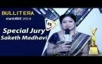 Saketh Madhavi Response on winning Special Jury Award | Bullitera awards 2016